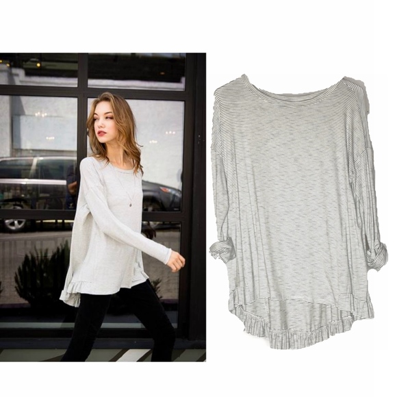 MTS Tops - Ruffled High Low Tunic